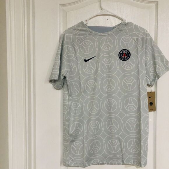 Brand New Paris Saint-Germain Nike 2022/23 Pre-Match Top Gray‎ Size X-Large - Picture 1 of 6